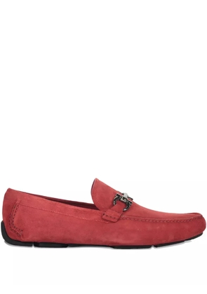 Ferragamo Gancini-detail loafers - Red