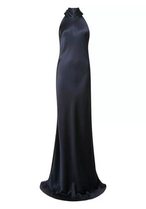 Galvan London satin gown - Blue