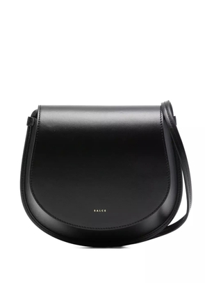 SALCE half-moon calf leather shoulder bag - Black