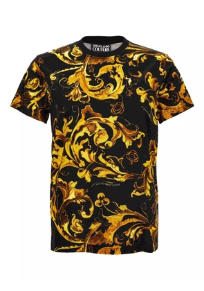 Versace Jeans Couture baroque-print T-shirt - Black
