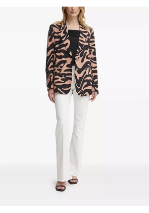 Sisley single-breasted blazer - Brown