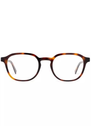 Zegna round-frame glasses - Brown