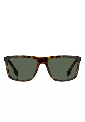 BOSS rectangle-frame sunglasses - Black