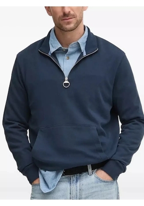 Barbour half-zip cotton sweatshirt - Blue