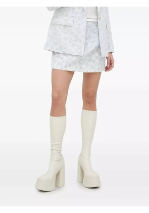 Miss Sixty floral mini skirt - Blue