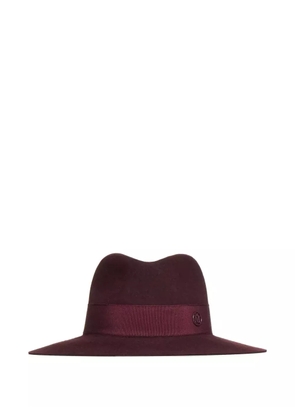 Maison Michel Henrietta felt Fedora hat - Red