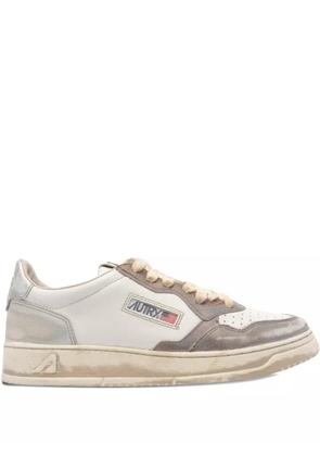 Autry leather logo sneakers - White