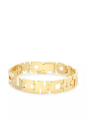 Pragnell 18kt yellow gold Loveletter diamond bracelet
