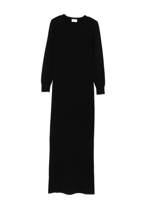 P.A.R.O.S.H. round-neck midi dress - Black