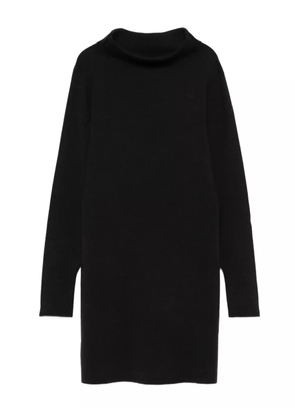 P.A.R.O.S.H. high-neck long-sleeve midi dress - Brown