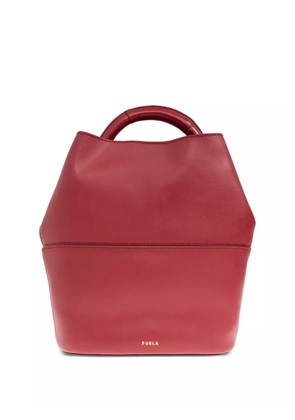 Furla Sfera leather bucket bag - Red