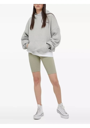 PREACH embroidered-logo cotton hoodie - Grey