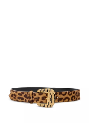 Roberto Cavalli leopard-print belt - Brown