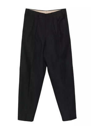 PT Torino pleated cotton trousers - Black