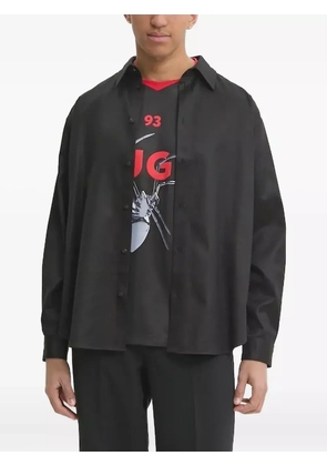 HUGO cotton-blend shirt - Black