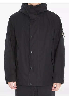 Stone Island Ghost Piece hooded parka - Black