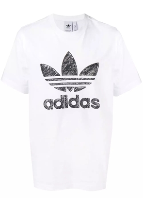 adidas Hand Drawn T-shirt - White