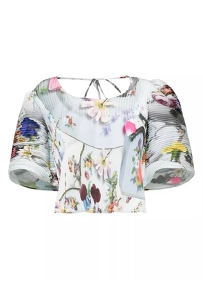 JULIA HEUER Karlotta top - Blue