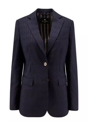 ETRO paisley-pattern blazer - Blue