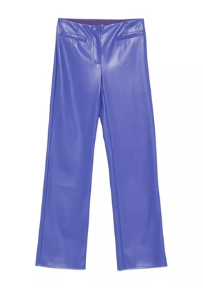 Patrizia Pepe low-waisted flared trousers - Blue