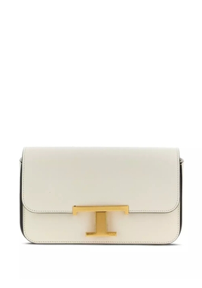 Tod's mini T-Timeless flap crossbody bag - Neutrals