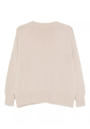 Drumohr round-neck wool sweater - Neutrals