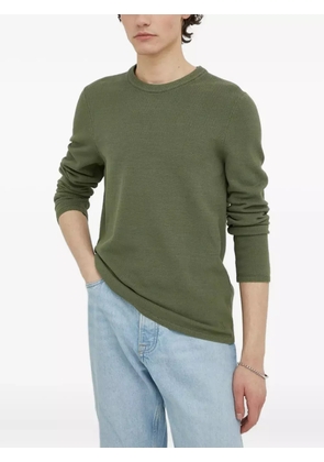 Marc O'Polo round-neck long-sleeves sweater - Green