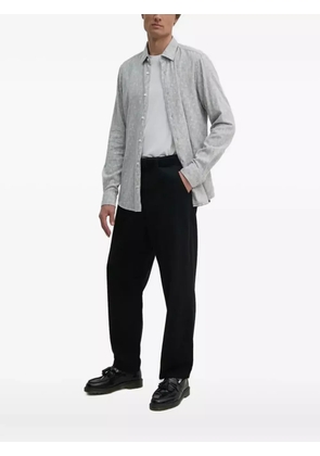 Joop! patterned long-sleeved shirt - Grey