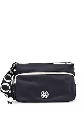 Joop! logo-strap zip-fastening crossbody bag - Black