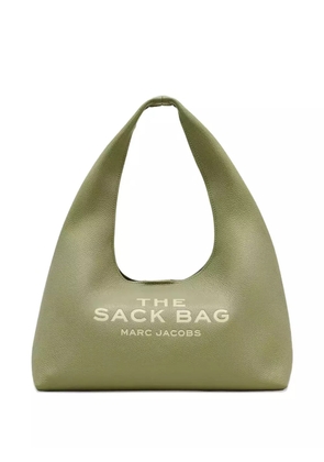 Marc Jacobs The Sack logo-plaque leather shoulder bag - Green