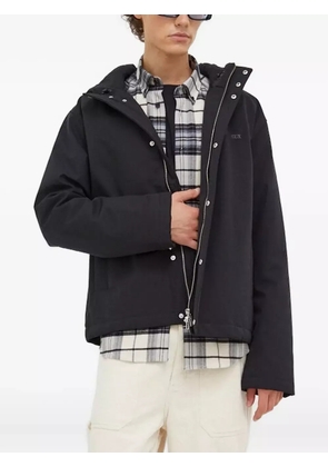 Les Deux hooded logo jacket - Black