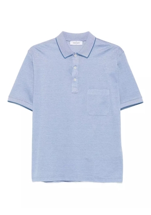 Gran Sasso pocket cotton polo shirt - Blue