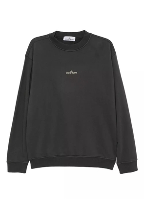 Stone Island logo-printed sweatshirt - Grey