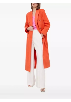 Notes du Nord buttoned double-breasted coat - Orange