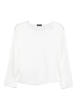 Emporio Armani long-sleeve blouse - White