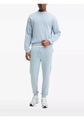 HUGO logo-print cotton sweatshirt - Blue