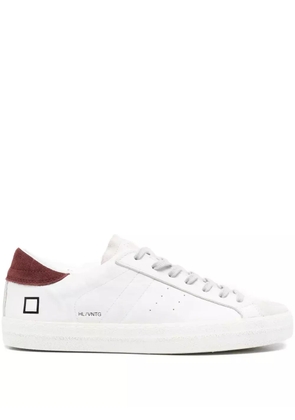 D.A.T.E. Hill Low suede-panelled sneakers - White