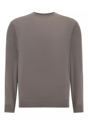 Boggi Milano crew-neck sweater - Grey