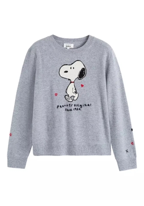 Chinti & Parker x Peanuts Snoopy-motif sweater - Grey