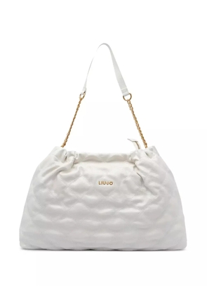 LIU JO quilted shoulder bag - White