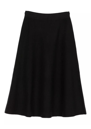 P.A.R.O.S.H. elastic-waist flared midi skirt - Brown