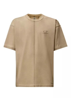 C.P. Company central-seam cotton T-shirt - Neutrals