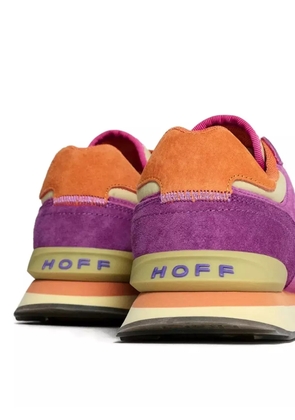 Hoff suede-panelled sneakers - Purple