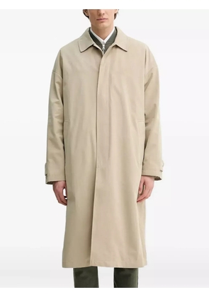 Les Deux corduroy-collar buttoned coat - Neutrals