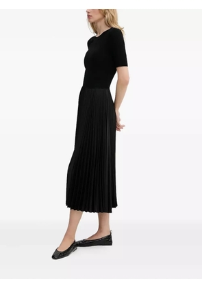BOSS crew-neck midi dress - Black