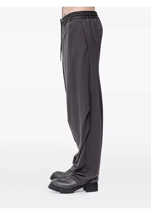 Devoa drawstring wide-leg trousers - Grey