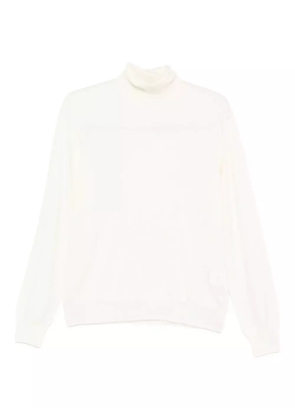 Tagliatore roll-neck virgin-wool sweater - White