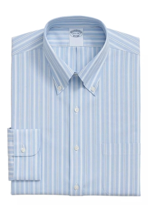 Brooks Brothers pinpoint striped shirt - Blue