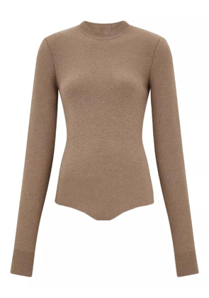 Ferragamo long-sleeve bodysuit - Neutrals