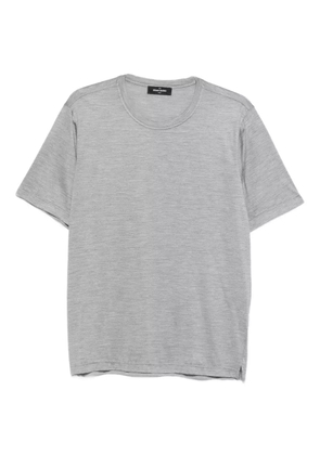 Gran Sasso short-sleeves silk T-shirt - Grey